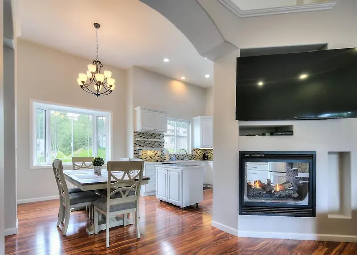 Hot Tub, Deck, Fireplace, And More
