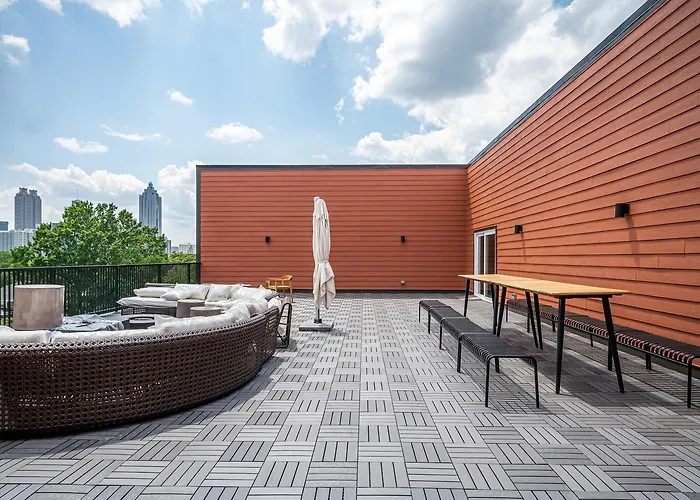 Atl Downtown New-Built Roof-Top Balcony City View 525Pkwy412