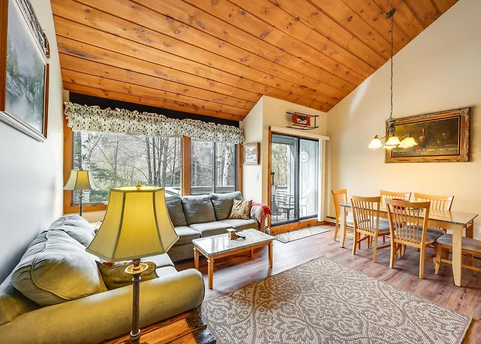Loon Mountain Townhome W/ Pool + Slope Views!