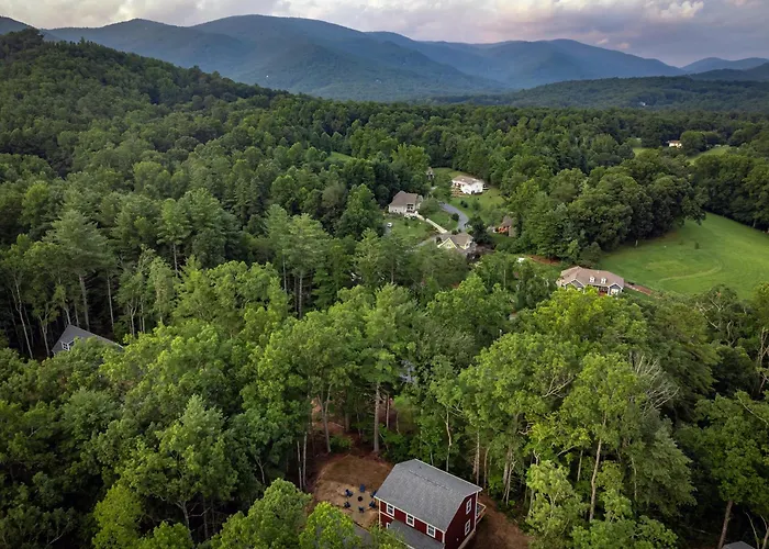 Whimsical Garden Escape -Fire Pits, Art & Nature Near Asheville