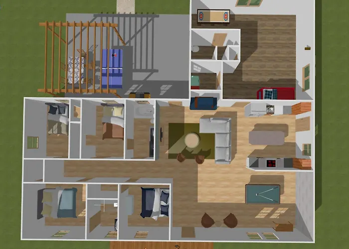 Charming Family Retreat Near Parks Fire Pit & Games