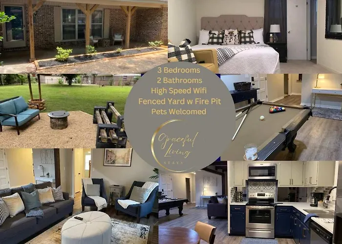 Decatur Chic Family Home With Pool Table