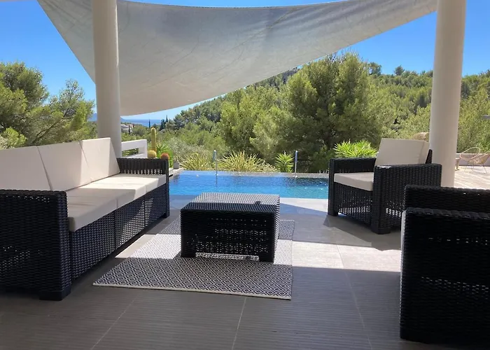 Somptueuse Villa d'architecte climatisée avec Piscine chauffée