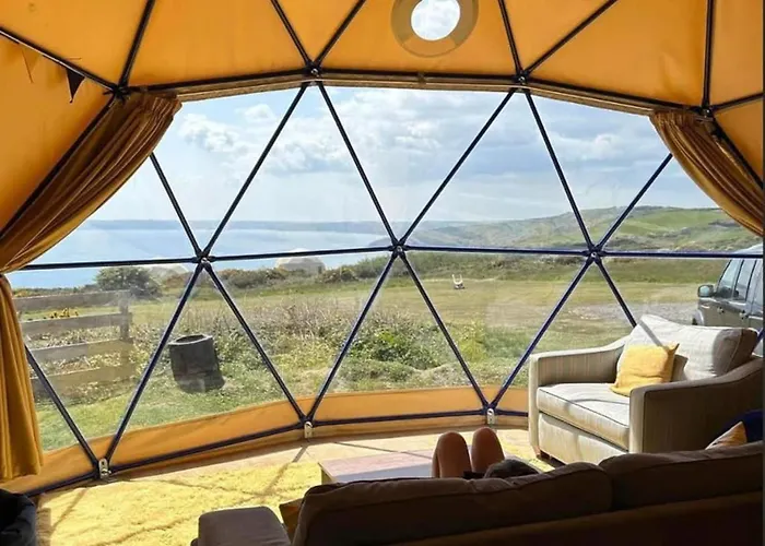 Geodesic Dome With Sea Views