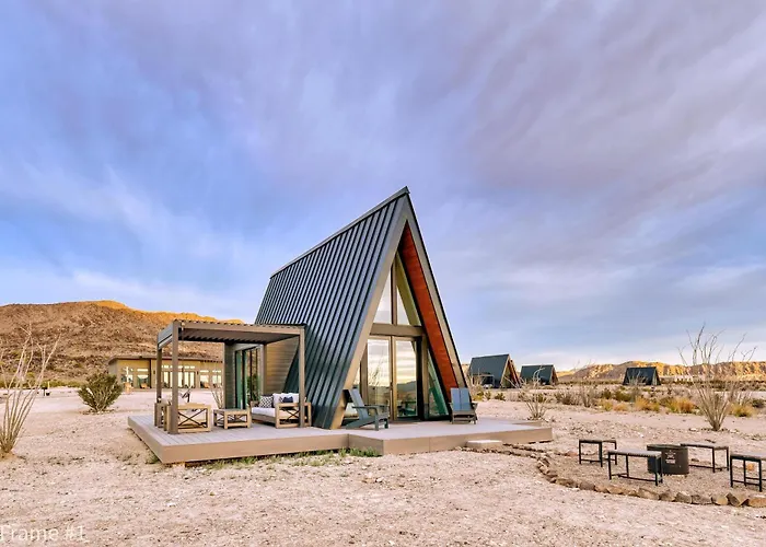 Stardust Big Bend Luxury A-Frame#10 With A Fab View