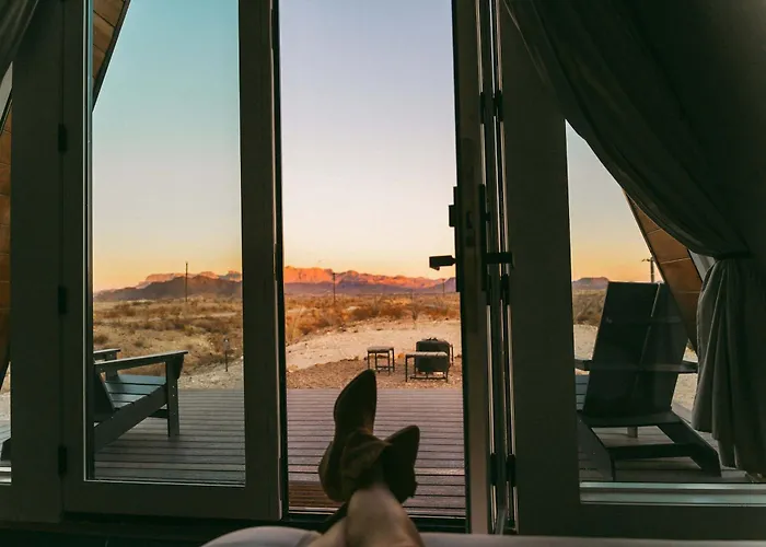 Stardust Big Bend Luxury A-Frame#10 With A Fab View