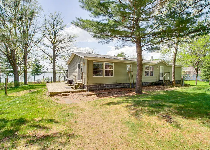 Portage Lake Home W/ Boat Dock, Yard & Fire Pit