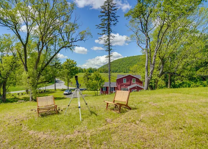 4 Mi To Dtwn Catskill: Mtn-View Home
