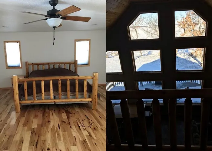 Spacious And Secluded Cabin Rental On Devils Lake In North Dakota