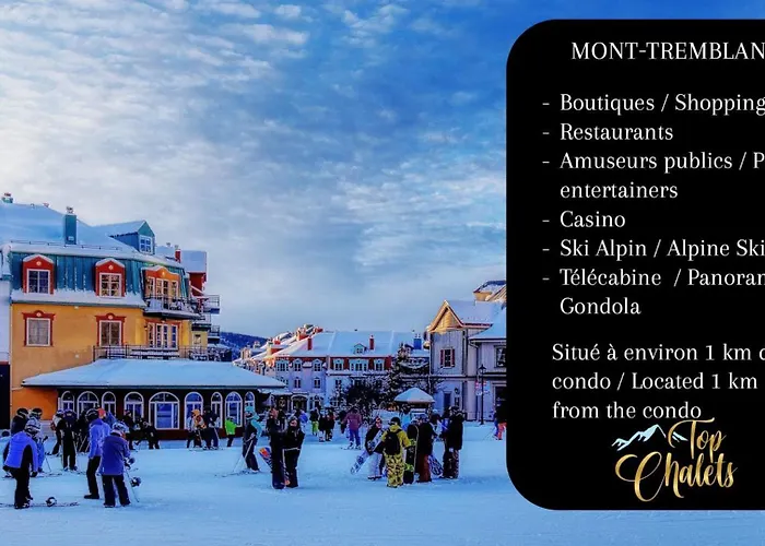 Huge Condo In Front Of Tremblant Ski Resort