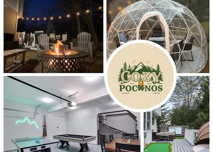 Cozy Poconos Retreat Hot Tub, Game Room And Igloo