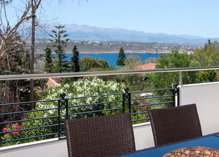 Luxury Seaside Villa Plumeria ,50M To Sandy Beach, Chania