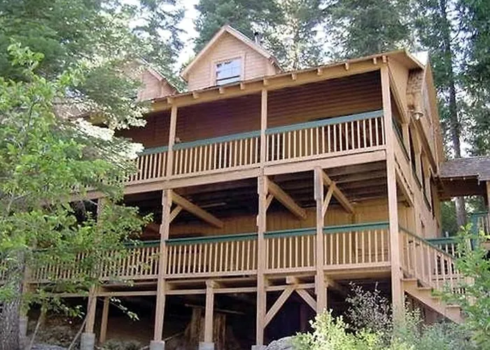 Spacious Riverfront Cabin Rental Perfect For Large Groups Near Sonora, California