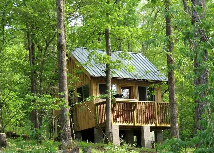 Rustic Cabin Rental With Stunning Forest Views In The Ozarks, Missouri