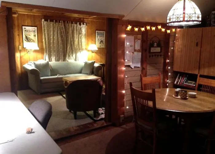 Charming And Secluded Log Cabin Rental On Small Farm Near Lake Michigan