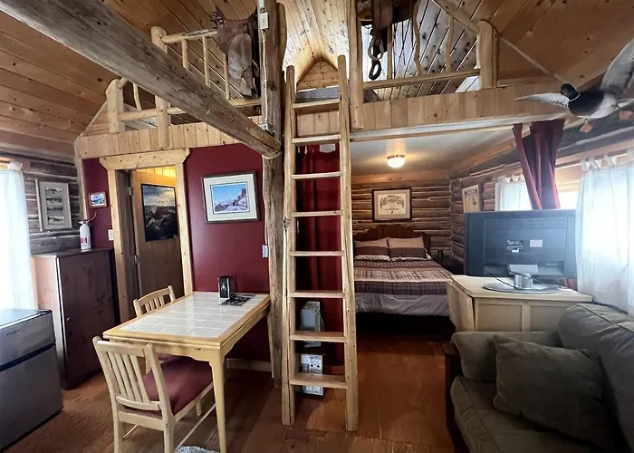 Charming Log Cabin With Mountain Views Near Trails In Pony, Montana