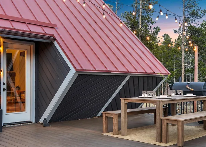 Cozy A-Frame Retreat - Hot Tub, Forest Views