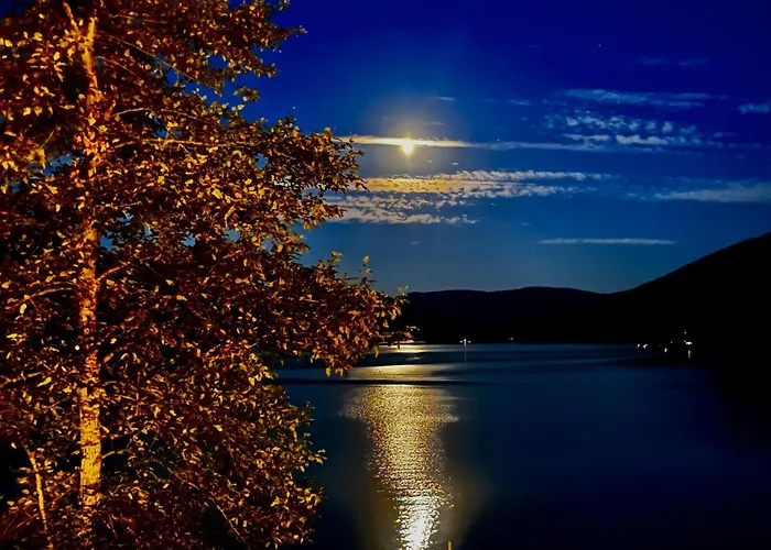 Beachfront Lake House Moyie Bc