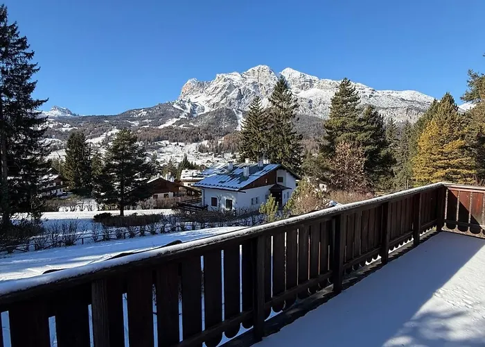 Casa panoramica con terrazza vista Tofane