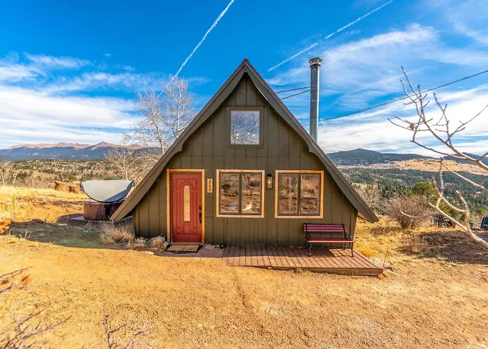 A-Frame Cabin With Hot Tub And Epic Pikes Peak Views