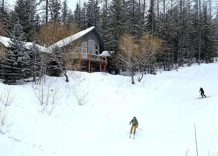 Snowed Inn Chalet By Fernie Central Reservations Right On The Slopes