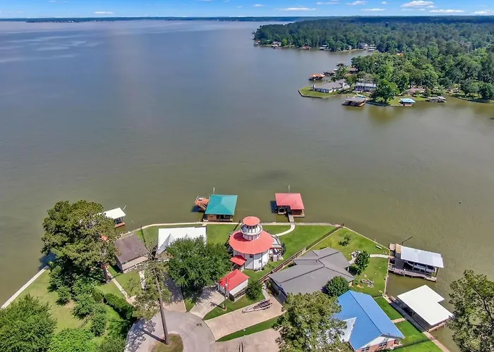 Waterfront One Of A Kind Lighthouse With Large Dock