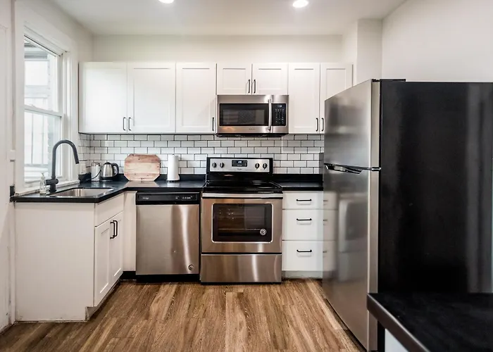 Luxe Mid-Century Styled Historic Townhouse #1