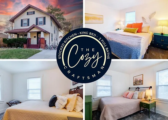 King Bed, 2 Full Baths, Easy Driveway Parking, 2Mi To Downtown & Coliseum