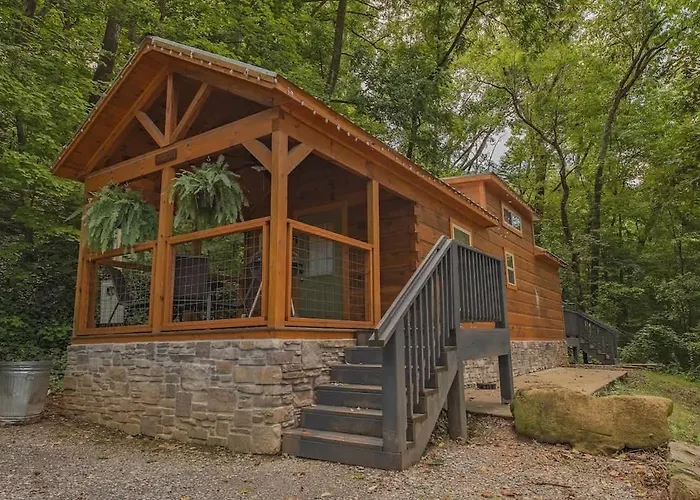 Papa Cabin Tiny Log Home Comfort In Rustic Bliss