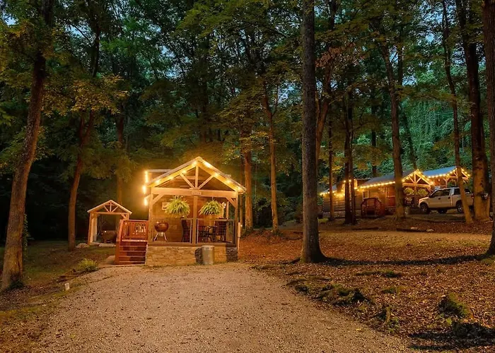 Peggers Cabin Luxury Rustic Tiny Cabin Spa