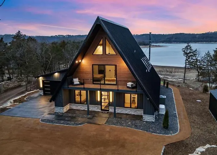 Aframe At Beaver Lake-Hot Tub-Epic Patio & Views