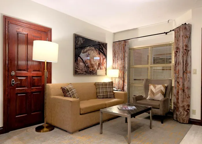 Bc Lodge King Suite Fireplace Village Location