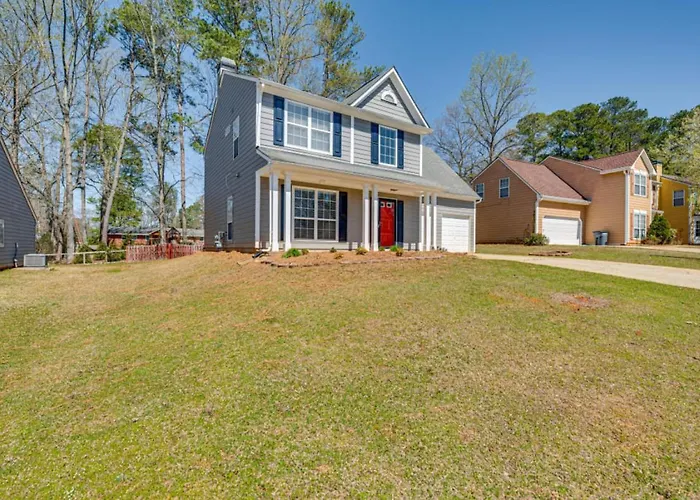 Austell Home Near Six Flags W Yard And Fireplace