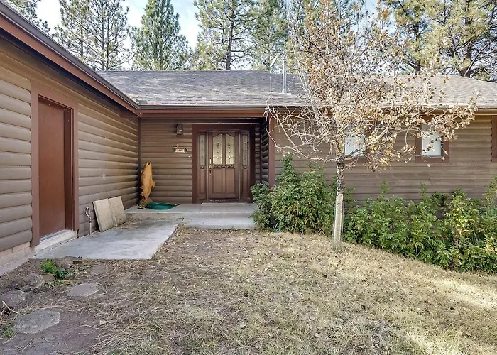 Gorgeous Cabin With Fireplace And Barbecue In Greer, Arizona
