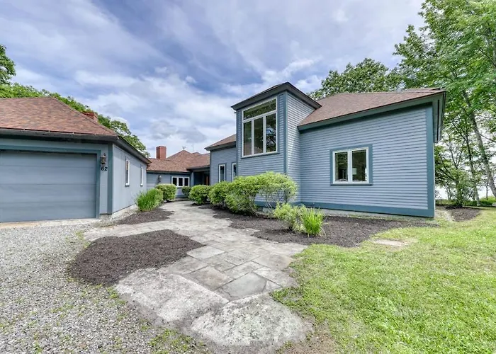 Delightful Oceanfront Home With Amazing Views, Wrap-Around Deck & Two Fireplaces