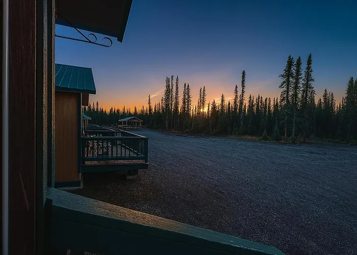 Kenai Fishing Cabin | Kitchen + Fire Pit