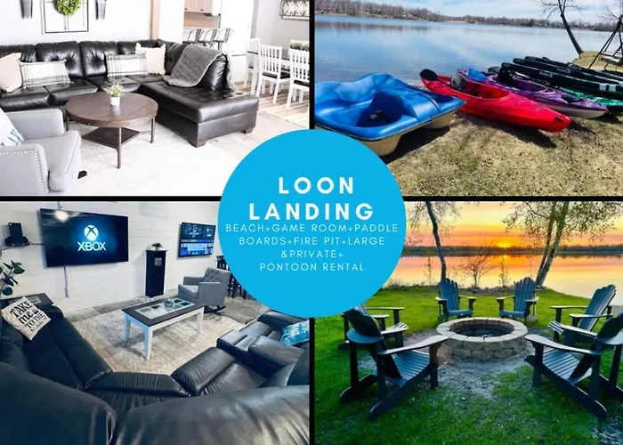Lake Escape With Paddle Boards, Fire Pit & Game Room