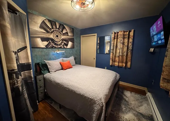 Entire Little House With Vintage Airplane Theme