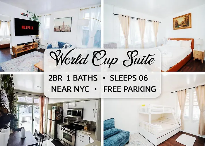 Stylish Bright Stay With Free Parking 15 Min To Nyc