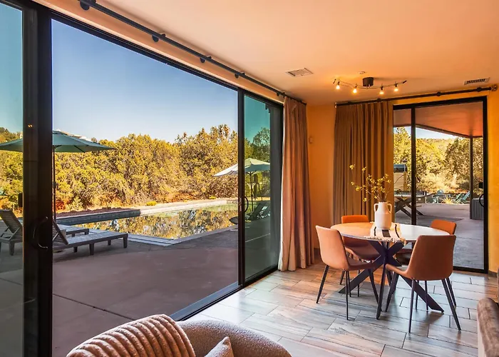 New! 1 Acre West Sedona Estate Spa Game Room Stunning View Direct Trail Access!