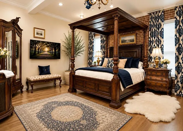 Historic Mansion-King Suite-The Royal Crown