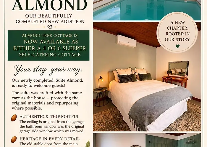 Almond Tree Cottage & Suite, Book As A 2 Or 3-Bed Heritage Home In Robertson