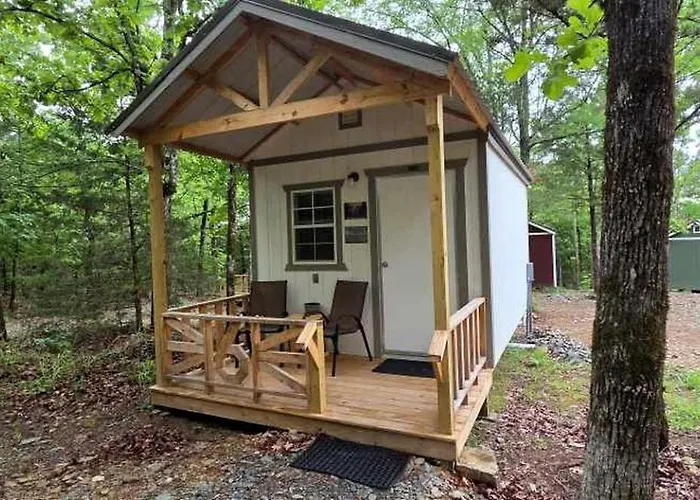 Accessible Cabin Escape With Cozy Woodland Charm In Mena, Arkansas