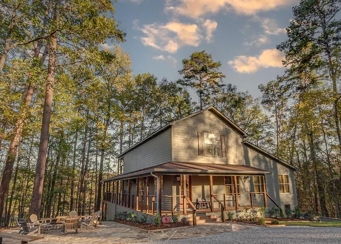 Waterfront Home W/ 3 Decks, Fire Pits And Hot Tub!