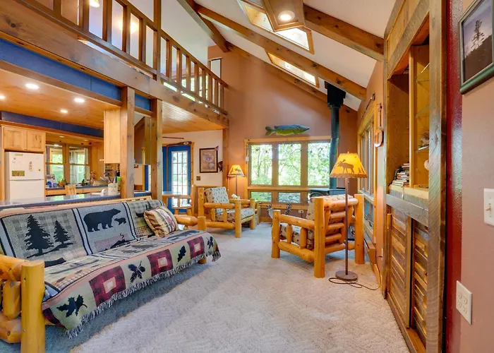 55-Acre Bad Axe Lake Cabin: Boat & Fish!