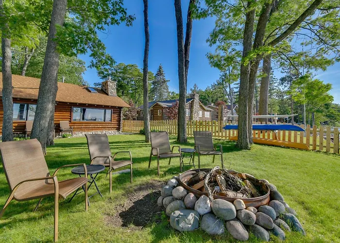 Dock Your Boat! Lakefront Lewiston Cabin