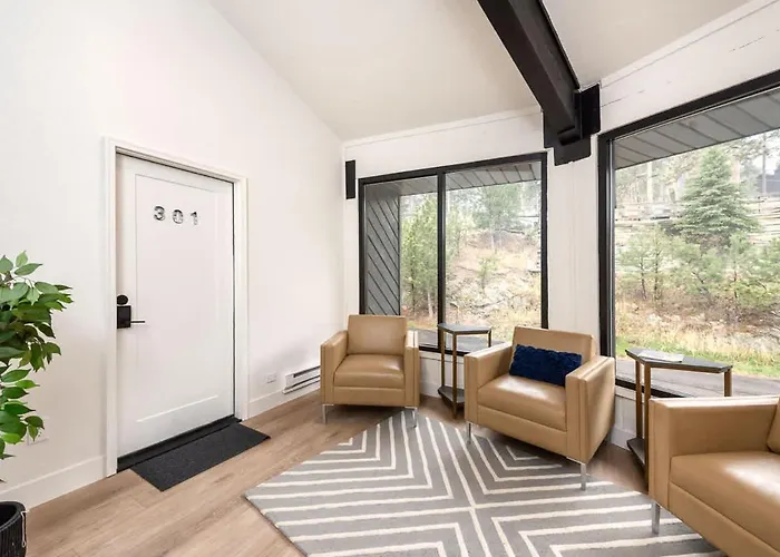 Modern Condo With Town And Mountain Views