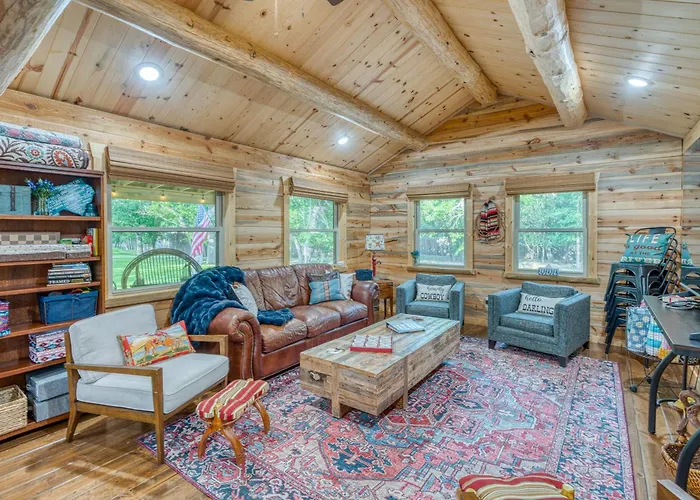 Blanco Riverfront Estate W/ 2 Homes: 4-Acre Oasis