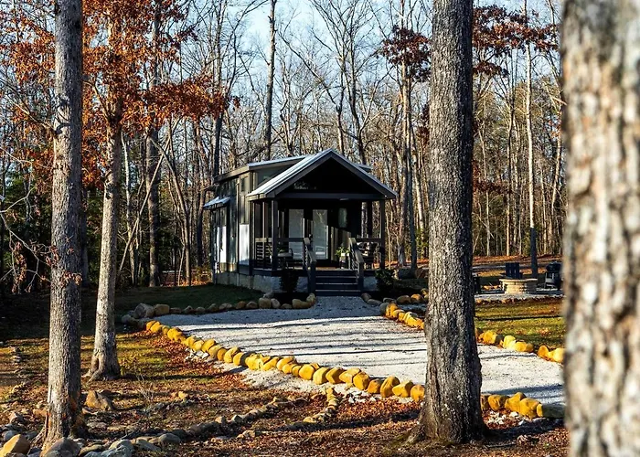 Peaceful Pine Tiny House Retreat Near South Cumberland State Park, Monteagle, Tn