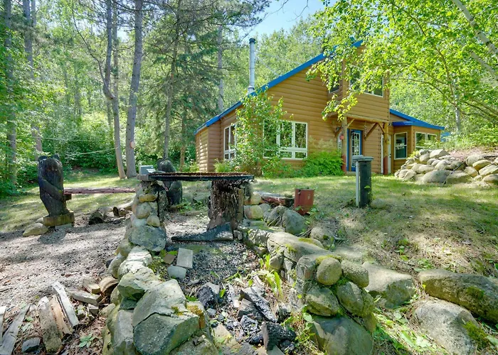 55-Acre Bad Axe Lake Cabin: Boat & Fish!